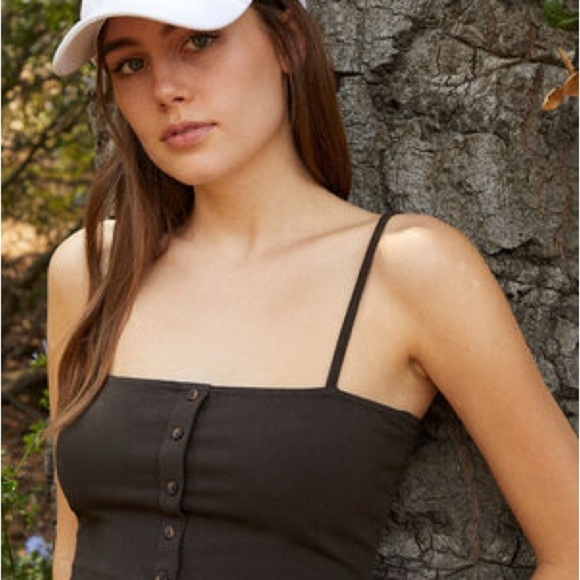 NWT John Galt Isidore Button Tank Top - Picture 2 of 4